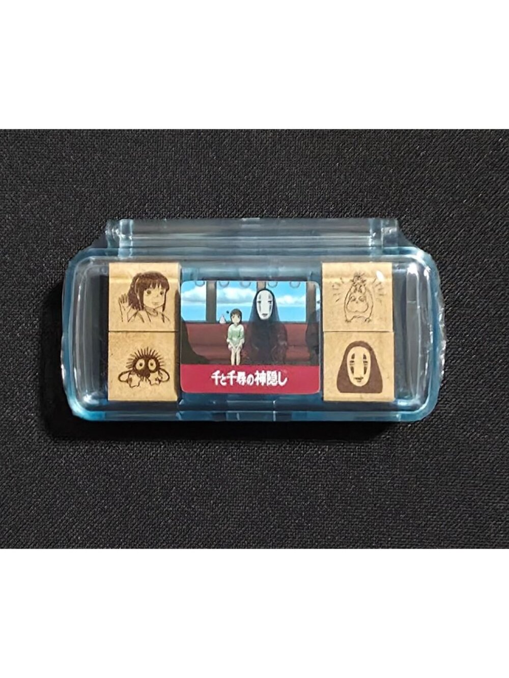 NEW Studio Ghibli Park Japan Spirited Away 4-Piece Mini Stamp Set + Ink Pad